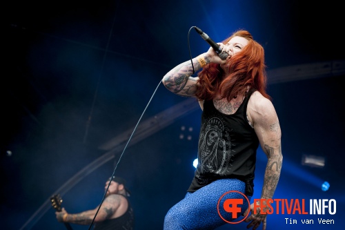 Walls Of Jericho op Graspop Metal Meeting 2014 dag 2 foto