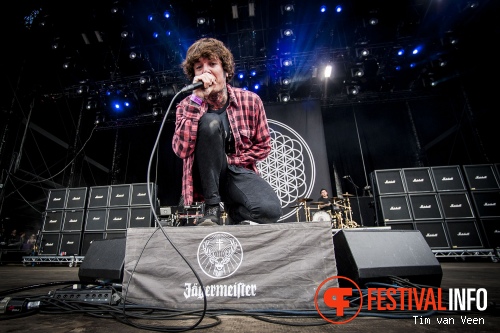 Bring Me The Horizon op Graspop Metal Meeting 2014 dag 3 foto