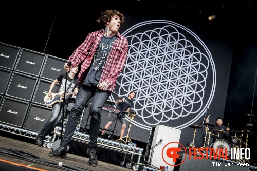 Bring Me The Horizon op Graspop Metal Meeting 2014 dag 3 foto