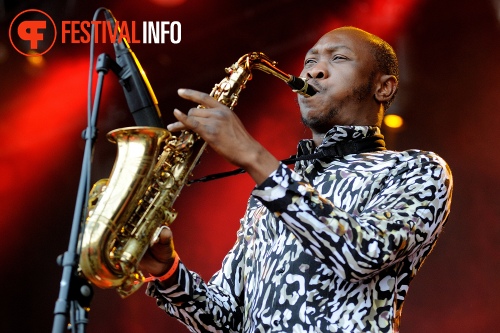 Seun Kuti & Egypt 80 op Pitch 2014 foto