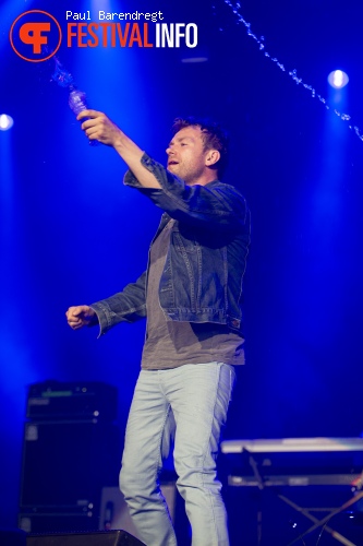 Damon Albarn op Rock Werchter 2014 - dag 1 foto