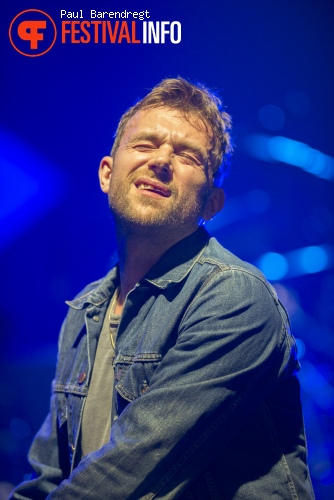 Damon Albarn op Rock Werchter 2014 - dag 1 foto