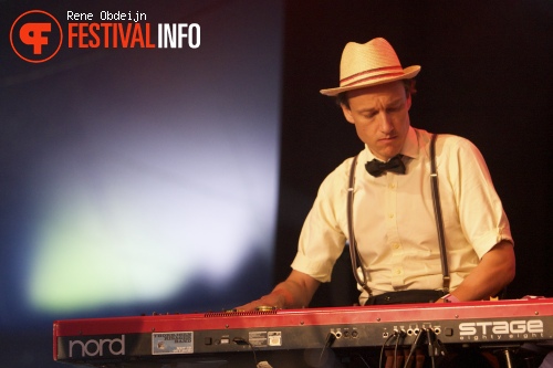 Thorbjørn Risager & The Black Tornado op Bospop 2014 - dag 2 foto