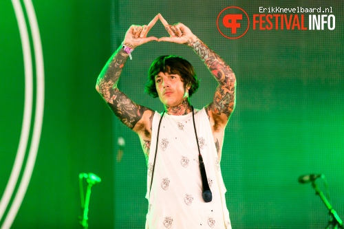 Bring Me The Horizon op Lowlands 2014 - dag 1 foto