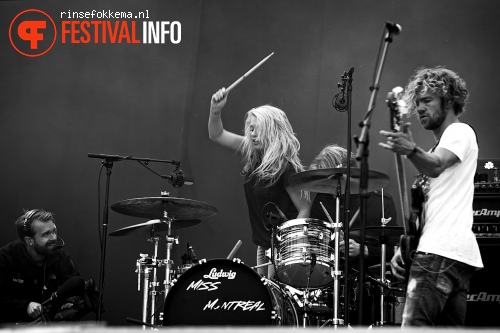 Miss Montreal op Strandfestival Zand 2014 foto