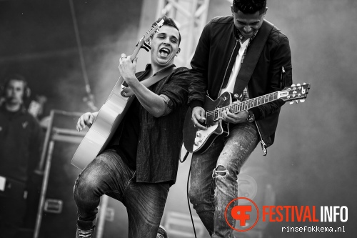 Nielson op Strandfestival Zand 2014 foto