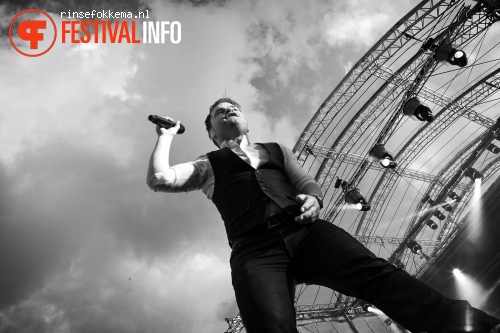 VanVelzen op Strandfestival Zand 2014 foto