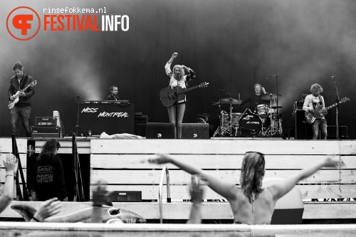 Miss Montreal op Strandfestival Zand 2014 foto
