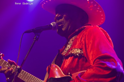 Eddy Clearwater op Bluesfestival Hoogeveen 2014 foto