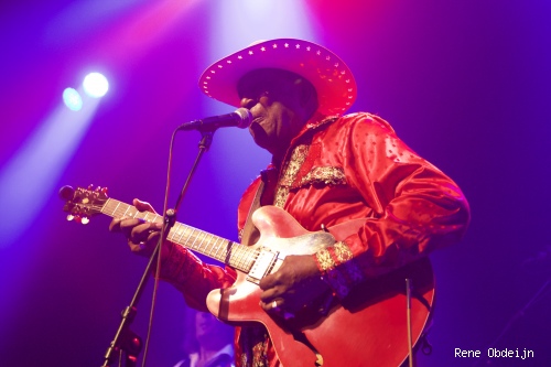 Eddy Clearwater op Bluesfestival Hoogeveen 2014 foto