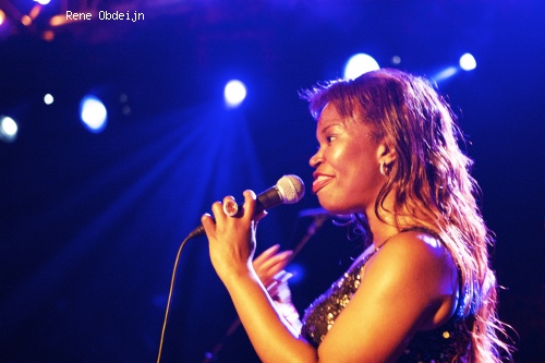 Juwana Jenkins op Bluesfestival Hoogeveen 2014 foto