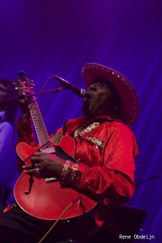 Eddy Clearwater op Bluesfestival Hoogeveen 2014 foto