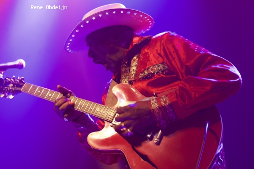 Eddy Clearwater op Bluesfestival Hoogeveen 2014 foto