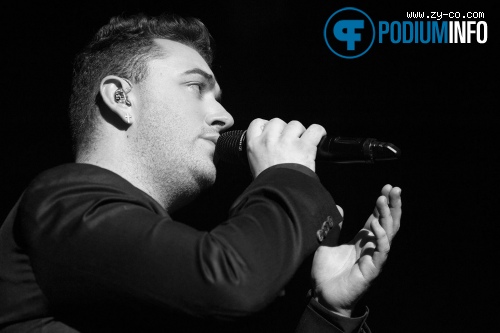 Sam Smith op Sam Smith  - 28/11 - TivoliVredenburg foto