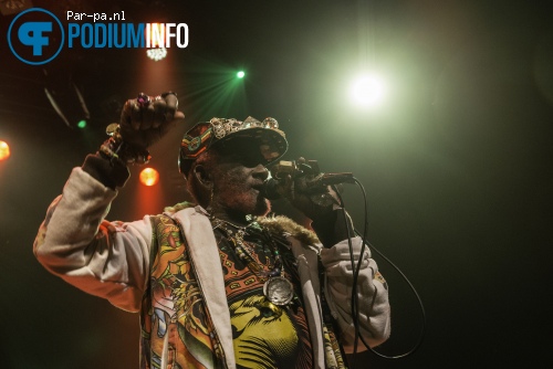 Lee 'Scratch' Perry op Lee Perry - 10/12 - Gebr. de Nobel foto