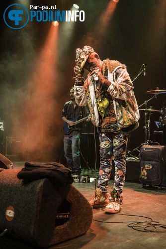 Lee 'Scratch' Perry op Lee Perry - 10/12 - Gebr. de Nobel foto