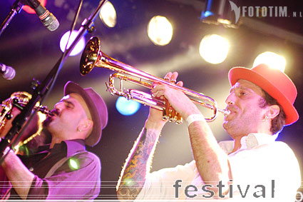 Antwerp Gipsy Ska Orkestra op Dutchska Festival 2007 foto