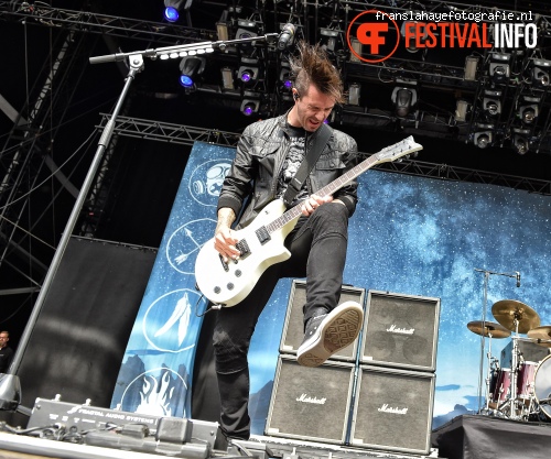 Papa Roach op Graspop Metal Meeting 2015 foto