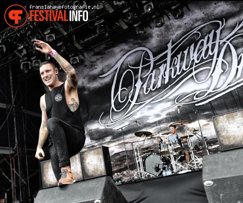 Parkway Drive op Graspop Metal Meeting 2015 foto