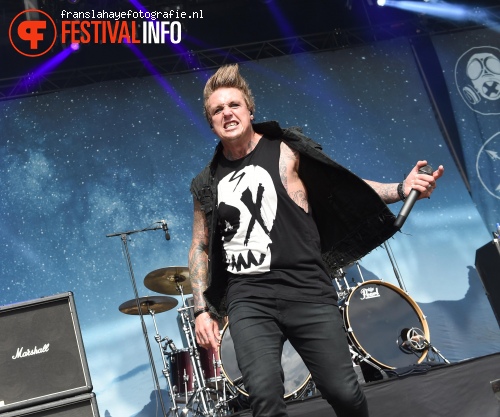 Papa Roach op Graspop Metal Meeting 2015 foto