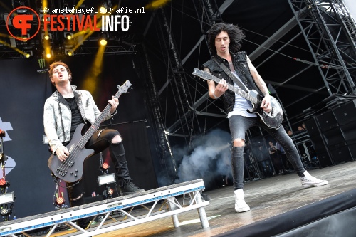 Asking Alexandria op Graspop Metal Meeting 2015 foto