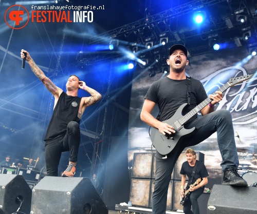 Parkway Drive op Graspop Metal Meeting 2015 foto