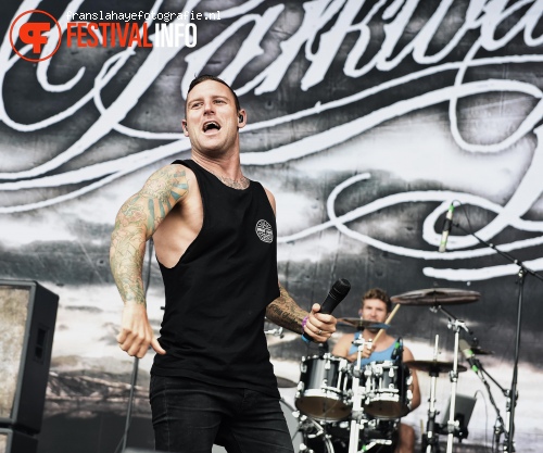 Parkway Drive op Graspop Metal Meeting 2015 foto