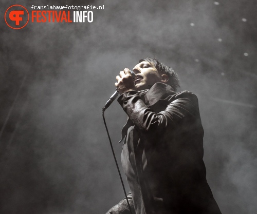 Marilyn Manson op Graspop Metal Meeting 2015 foto