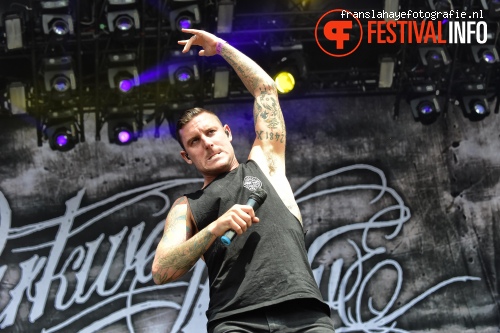 Parkway Drive op Graspop Metal Meeting 2015 foto