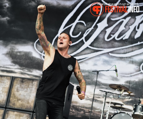 Parkway Drive op Graspop Metal Meeting 2015 foto