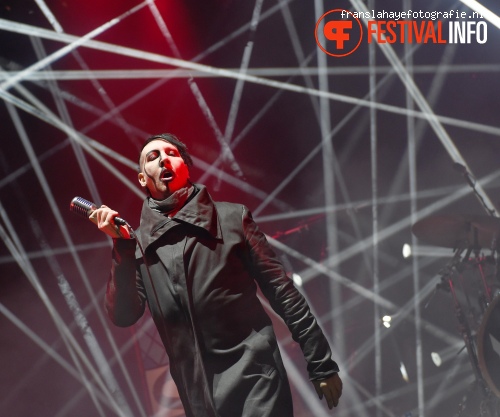 Marilyn Manson op Graspop Metal Meeting 2015 foto