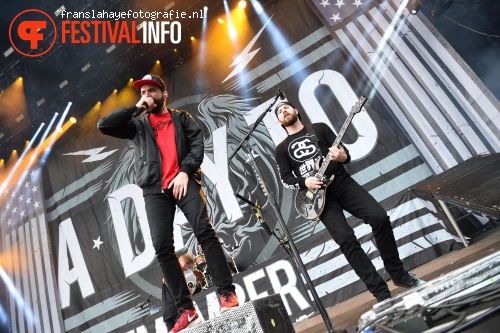 A Day To Remember op Graspop Metal Meeting 2015 foto