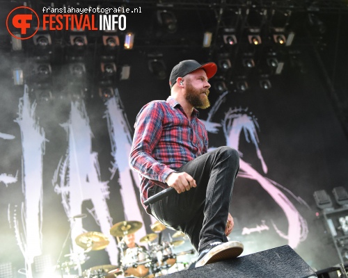 In Flames op Graspop Metal Meeting 2015 foto