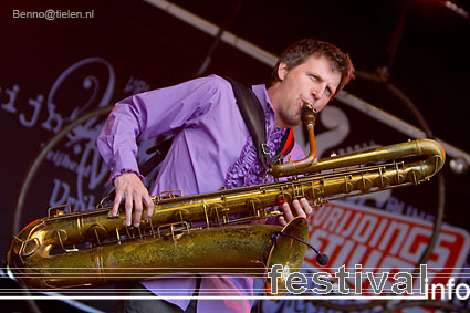 Carlama Orkestar op Bevrijdingsfestival Utrecht 2007 foto