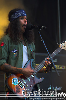 Ralph Myerz and The Jack Herren Band op Bevrijdingspop Haarlem 2007 foto