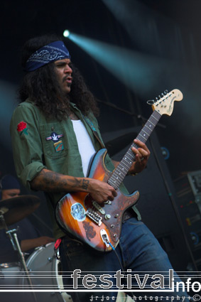 Ralph Myerz and The Jack Herren Band op Bevrijdingspop Haarlem 2007 foto