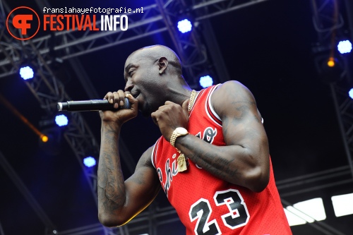 Freddie Gibbs op Woo Hah! 2015 foto