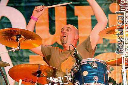Rob Tognoni band op Moulin Blues 2007 foto