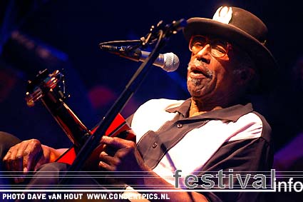 Bo Diddley op Moulin Blues 2007 foto