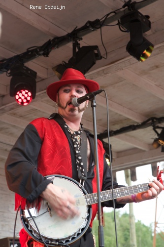 The Urban Voodoo Machine op Zwarte Cross 2015 - Vrijdag foto