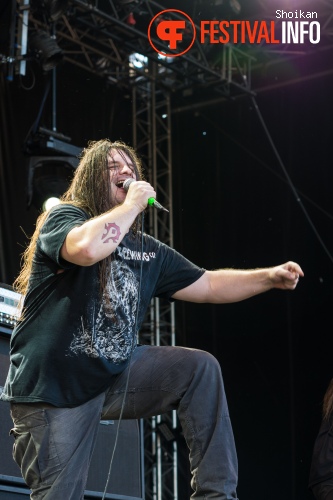 Cannibal Corpse op Into The Grave 2015 foto