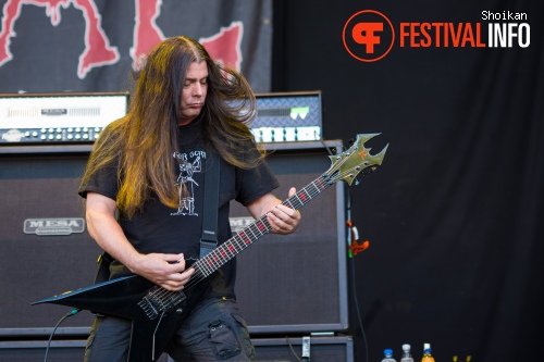 Cannibal Corpse op Into The Grave 2015 foto