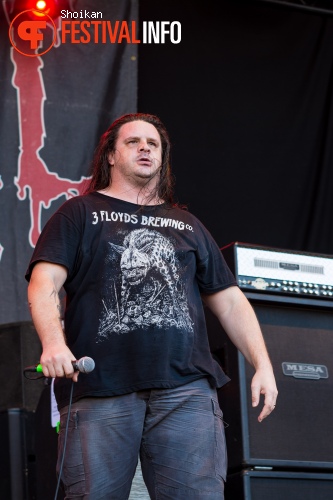 Cannibal Corpse op Into The Grave 2015 foto