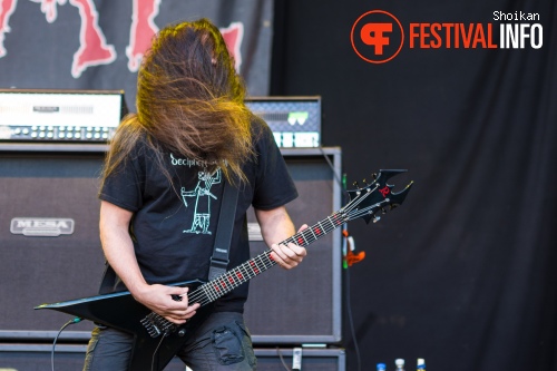 Cannibal Corpse op Into The Grave 2015 foto