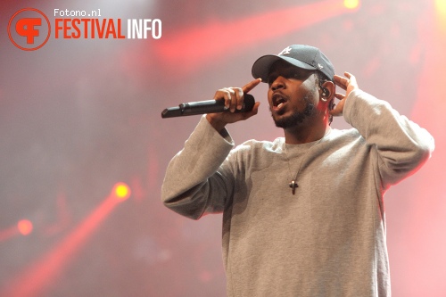 Kendrick Lamar op Lowlands 2015 - zondag foto