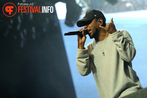 Kendrick Lamar op Lowlands 2015 - zondag foto