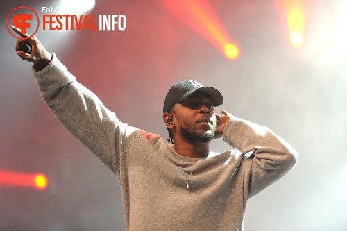 Kendrick Lamar op Lowlands 2015 - zondag foto