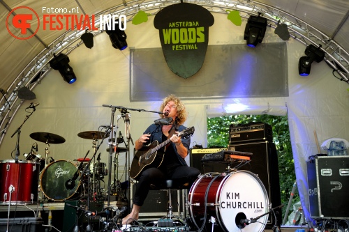 Kim Churchill op Amsterdam Woods Festival 2015 - zaterdag foto