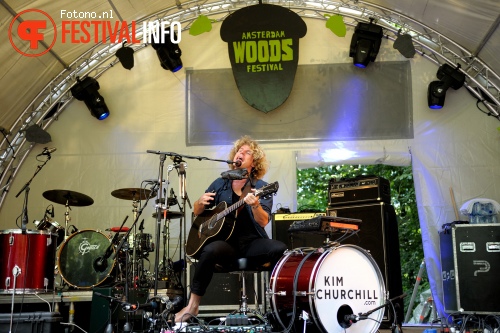 Kim Churchill op Amsterdam Woods Festival 2015 - zaterdag foto