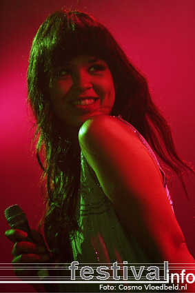 Maria Mena op Pinkpop 2007 foto